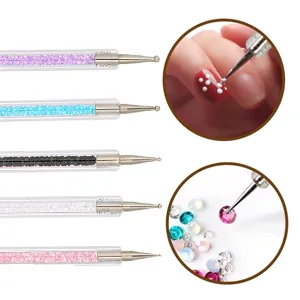 Anself Nail Art Brush Set for Drawing Designs on Nails Suitable for Acrylic Nails with Nylon Fibers for Manicure - product information 6