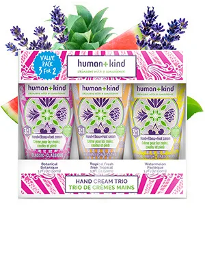 Human+Kind Face Cream / Coudes/Feet Watermelon - human+kind trio hand cream