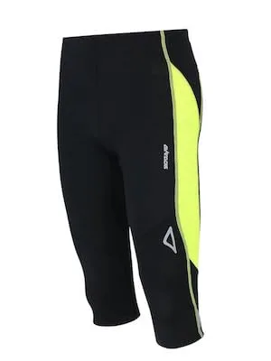Airtracks functional running pants 3/4 long per air - running tight - functional pants - breathable - compression - quick -drying xxl black -neon - product information 3
