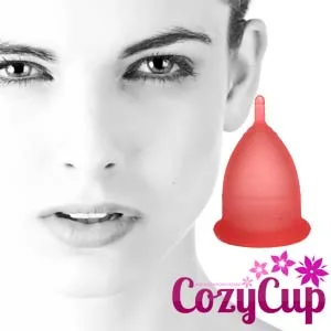Cozycup menstrual cup Classic - Made in Germany including cleaning cup and Fairtrade bag (menstrual cup size 2 purple) 2 purple - Ideale Menstruations-Tasse für Einsteiger/Anfänger