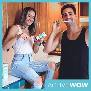 Active Wow 24K White All Natural Whitening Toothpaste Baking Soda + Mint  4 oz (113 g) - active wow baking soda toothpaste