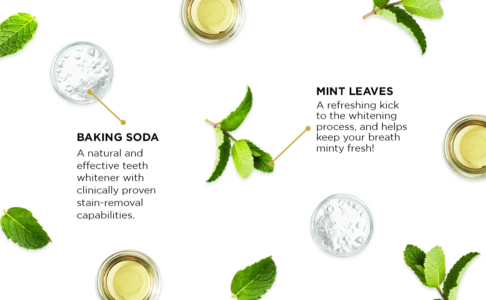 Active Wow 24K White All Natural Whitening Toothpaste Baking Soda + Mint  4 oz (113 g) - baking soda and mint toothpaste