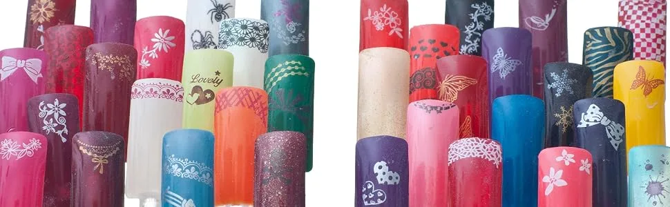 BOO1 - Fingernails false nails C-Nail-Tips transparent Nail 500 nail French Tips artificial by Boolavard - Künstliche Nägel.