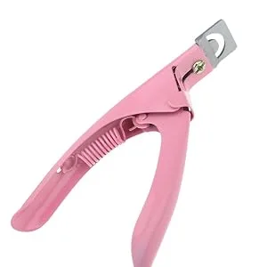 Pink Nail Clipper Manicure Tool Acrylic Gel False Nail Clipper/Edger Tips Nail Professional by Boolavard TM - Nagelknipser