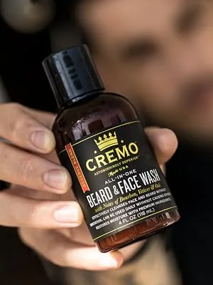 Cremo Reserve Collection Beard & Face Wash Distiller's Blend Reserve Blend 4 fl oz (118 ml) - beard
