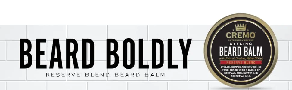 Cremo Styling Beard Balm Reserve Blend 2 oz (56 g) - beard