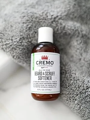 Cremo All-In-One Beard & Scruff Softener Wild Mint 6 fl oz (177 ml) - beard