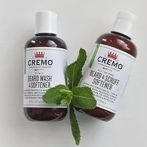 Cremo All-In-One Beard & Scruff Softener Wild Mint 6 fl oz (177 ml) - beard