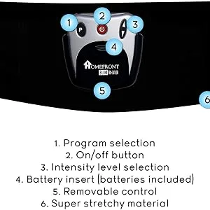 Homefront Slim Pro-XV1000 Abdominal Toning Belt for Men and Women (No Replacement Pads or Gel Required) - Homefront Toning-Gürtel