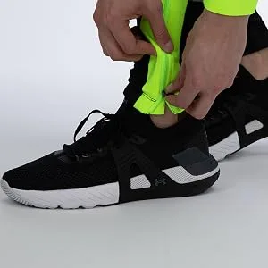 Airtracks Men's Functional Running Pants Long - Running Tights - Breathable - Compression - Reflectors M Black - product information 9