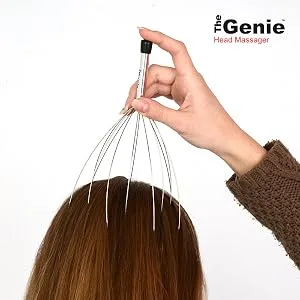 The genius head massager - Anwendung des Genie-Kopfmassagegeräts: