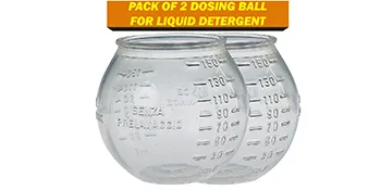 Linen dosing ball for liquid detergent 2 pieces - laundry liquid dosing ball - Wash dosing ball liquid detergent donor ball - laundry measuring cup - detergent dispenser donor cup - Dosierball für Flüssigwaschmittel Wäsche flüssig Dosierball Dosierball Flüssigwaschmittel