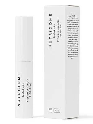 Nutridome eyelash serum 3ml for strong and quick eyelash growth eyelash extensions eyelash serum fast growth natural cosmetics eyelashes growth serum - nutridome