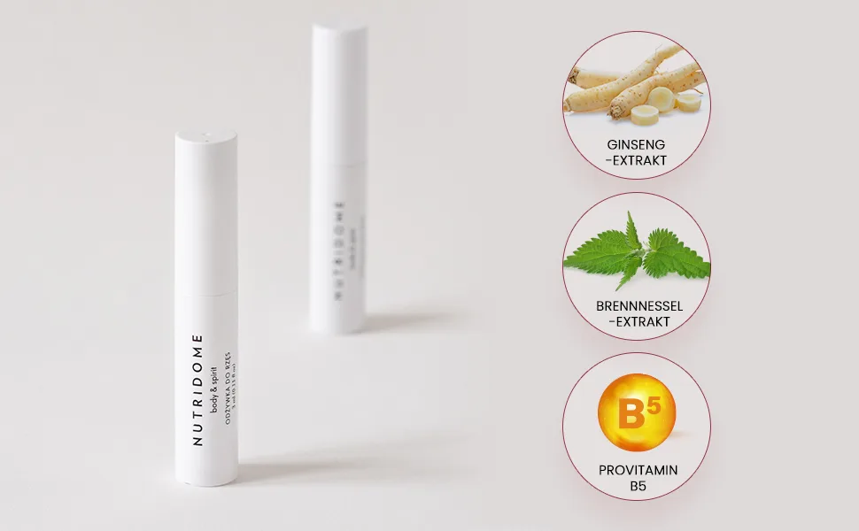 Nutridome eyelash serum 3ml for strong and quick eyelash growth eyelash extensions eyelash serum fast growth natural cosmetics eyelashes growth serum - nutridome-2-de