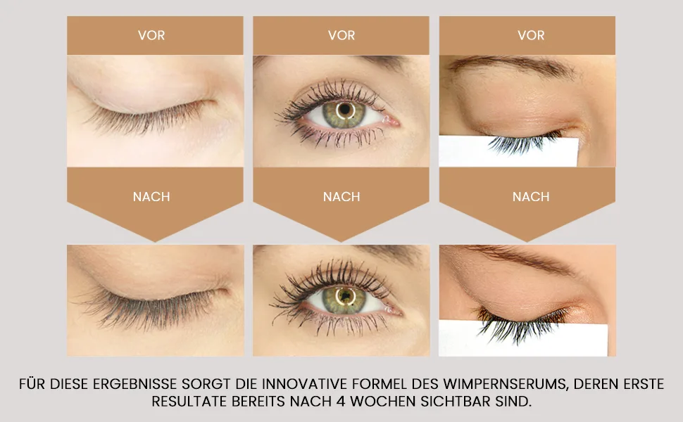 Nutridome eyelash serum 3ml for strong and quick eyelash growth eyelash extensions eyelash serum fast growth natural cosmetics eyelashes growth serum - nutridome-5-de