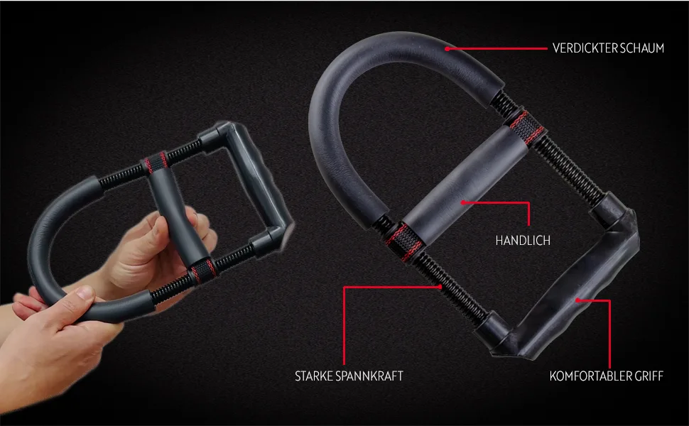 Handexpander and wrist trainer for the forearm adjustable arm and flexor refreshment strength training for at home forear training sport rehaitity expander from metal and plastic - es Ihnen ermöglicht, Ihren Trainingsplan nicht zu stören.