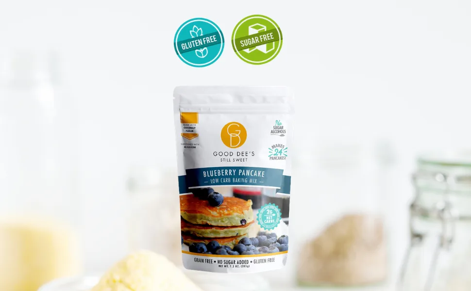 Good Dee's Low Carb Baking Mix Blueberry Pancake 7.2 oz (205 g) - keto baking mix