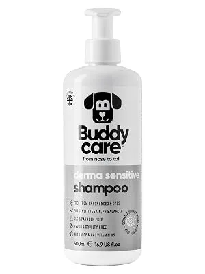 Buddycare Derma Sensitive Shampoo Dog Hampoo for Sensitive Skin - With Aloe Vera and Pro Vitamin B5 (500ml X3) Dermasensitive 500ml X3 - product information 2