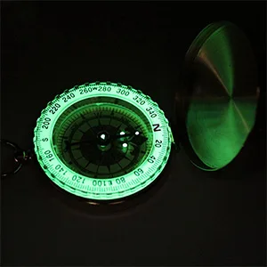 Compass children portable compass pocket compass waterproof pocket compass made of brass with fluorescence and navigation tools for outdoor activities such as camping also hike type 1 - product information 4