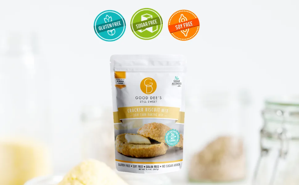Good Dee's Low Carb Baking Mix Cracker Biscuit Mix 9.4 oz (267 g) - keto baking mix