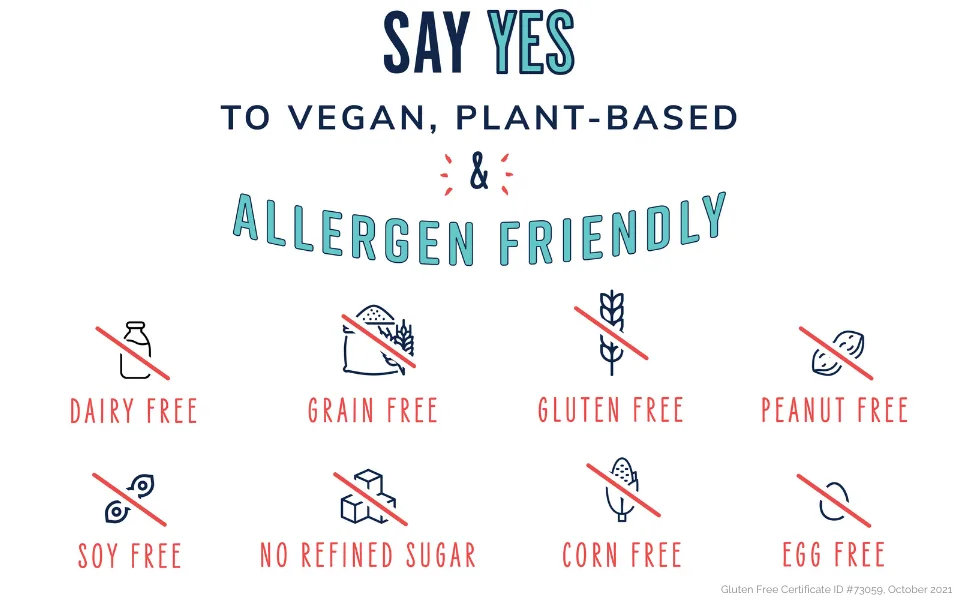 Yes Bar Snack Bar Macadamia Chocolate 6 Bars 1.4 oz Each - A snack bar that is vegan, plant based and allergen friendly.