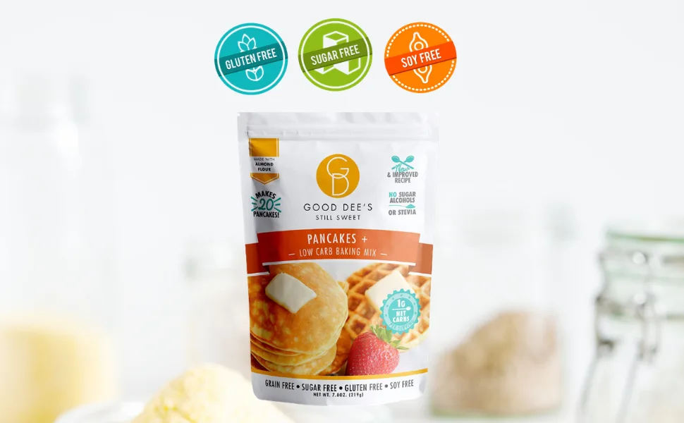 Good Dee's Low Carb Baking Mix Pancakes Plus  7.8 oz (219 g) - keto baking mix