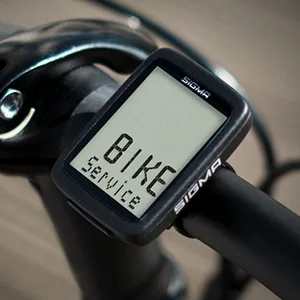 Sigma Sport BC 8.0 WL bike computer wirelessly with 8 functions - bicycle speedometer without cable waterproof speed meter & kilometer meter bicycle axis wireless speedometer bike accessories unique - BC 8