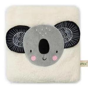 Children lavender pillow warming pillow grain pillow square 18x18cm large with soft removable cover koala beige koala beige lavender pillow - koala