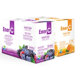 Ener-C Vitamin C Multivitamin Drink Mix Sugar Free Mixed Berry 1000 mg 30 Packets 0.2 oz (5.46 g) Each - ener-c