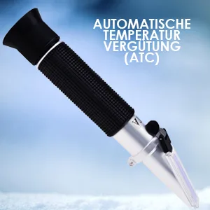 0-10% BRIX Refractometer with ATC low concentrated sugar content solutions accuracy 0.1% maple juice cutting fluid CNC Ahorns syrup makers tea - Refraktometer