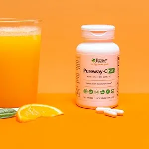 Jigsaw Health Pureway-C Plus with L-Lysine and Quercefit 120 Capsules - Pureway-C Plus