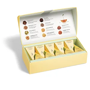 Tea Forte Green Tea with 10 Tea Pyramids - Green Tea Assortment box - product information 2