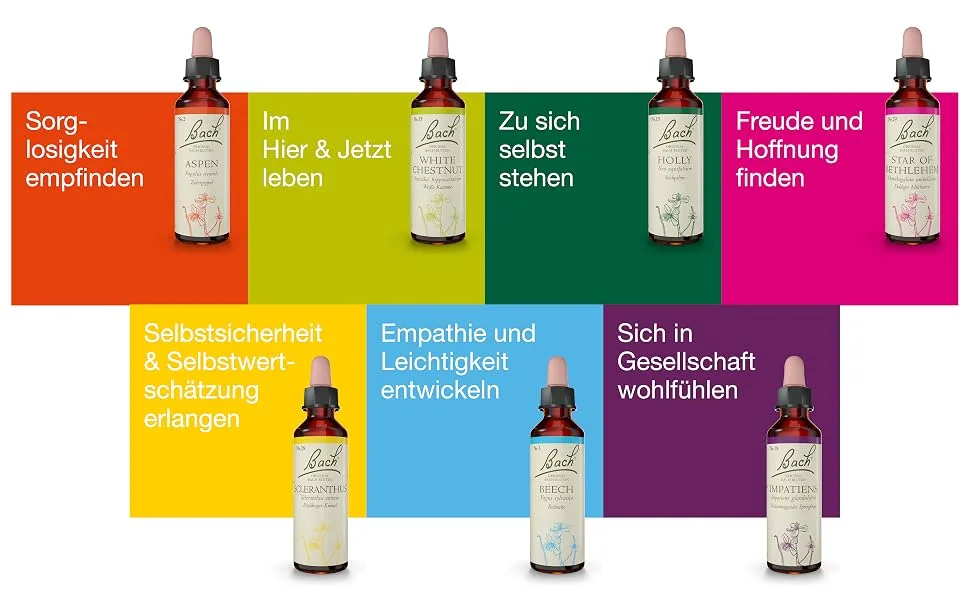 Original Bach Flower Drops No. 22 Oak: Take breaks from excessive sense of duty with the Bach Flower Oak 20ml - Bachblüten essenzen entspannung Gefühlsgruppen