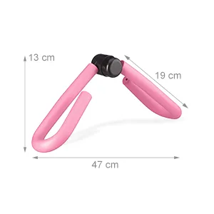 Relaxdays thigh trainer arms & legs multifunctional trainer for home adductor trainer leg press pink 1 piece - innenschenkel trainingsgerät