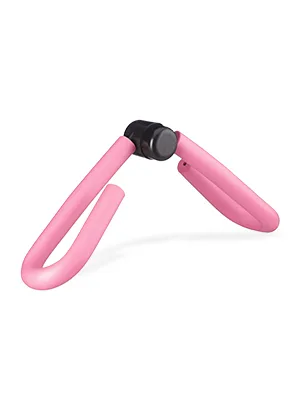 Relaxdays thigh trainer arms & legs multifunctional trainer for home adductor trainer leg press pink 1 piece - oberschenkeltrainer