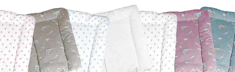 Baby'nness waterproof changing pad - high -quality wipeable easy to clean - expand your changing area with diaper documents - dotted pink 50x70 cm 500 cm dotetrosa - babyness