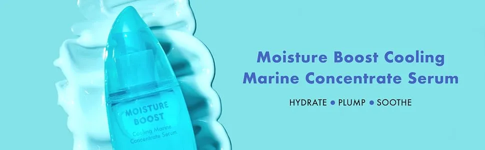 Tony Moly Moisture Boost Cooling Marine Concentrate Serum 2.70 fl oz (80 ml) - moisture boost hydrating serum kbeauty tonymoly tony moly