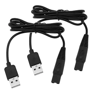 ECSiNG USB Charging Cable 5V Compatible with Skull Pitbull Gold Pro Shaver Charging Cable 1m Black - B0C236HQ1P