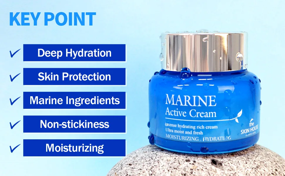 The Skin House Marine Active Cream  50 ml - key point