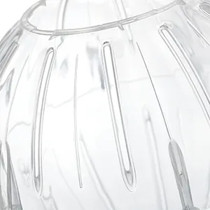 Relaxdays hamster ball 18.5 cm running ball for hamsters & mice plastic rodent toy for running transparent/white - hamster spielzeug