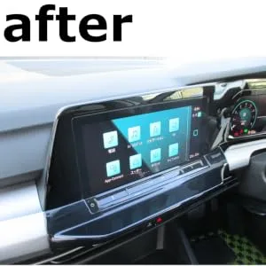 CASPORT FOR V-W Golf MK8 Display Handran Handrough Es Operation Service Support Handrest GPS Accessories (Carbon Style) Carbon style - nach