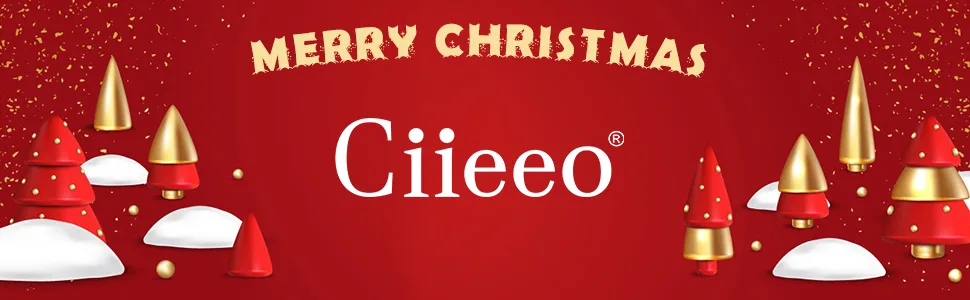 Ciieeo 4 pieces red large loop Christmas tree top bow loop for Christmas tree and large loop for home garden to hang up Christmas decoration - product information 1