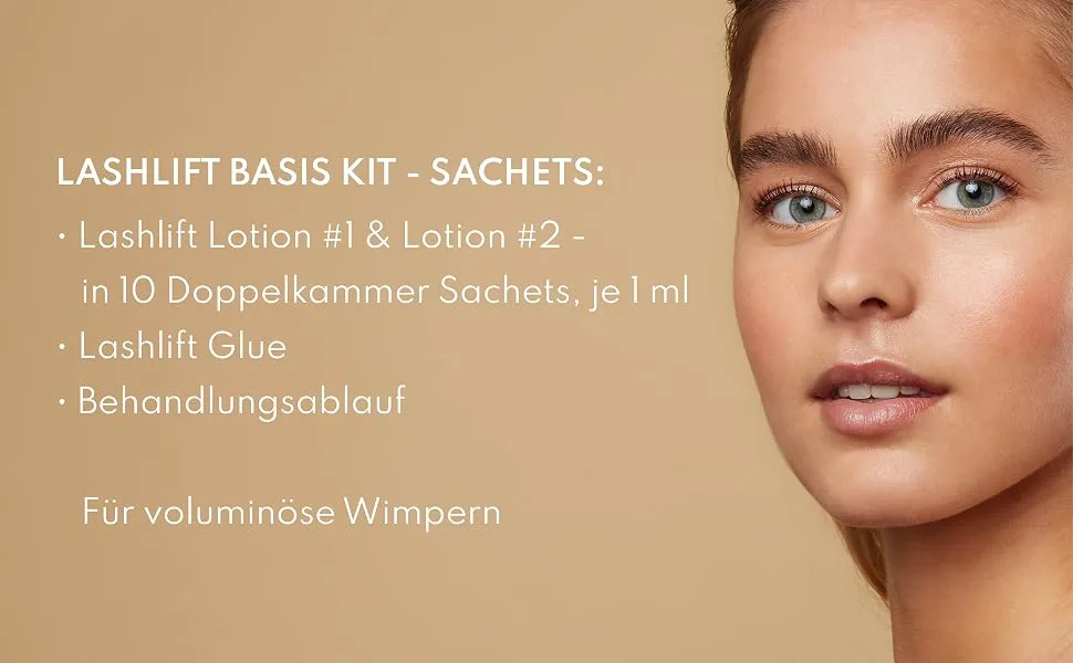 Augenmanufaktur Eyelash Lifting Basic Kit with Sachets - professional for long voluminous natural eyelashes Sachet Basic Set - Augenmanufaktur Wimpernlifting Basiskit professionell für lange voluminöse natürliche Wimpern
