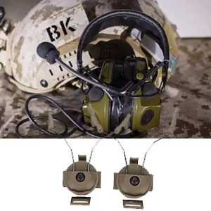 Yoidesu ARC adapter communication headset rail suspension ARC rail adapter for airsoft activities left right side headphone holder compatible for COMTAC - ARC-Adapter