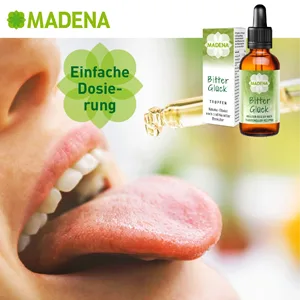 MADENA BitterGl ck Original with 18 bitter herb extracts Bitter substances drops 50 ml according to Hildegard von Bingen - product information 5