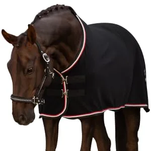 Equilyx sweat ceiling Horse perfect fit Fleecedecke stable ceiling Transport ceiling Warming moisture absorbing breathable (black 155) black 155 - Abschwitzdecke EQUILYX Pferd Stalldecke Transportdecke Fleecedecke