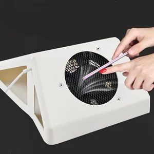 Dust Extractor 4 Types Strong Nail Suction ABS Nail Dust Collector for Manicure Pedicure EU - nail extraction