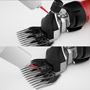 Dragro sheep scissors 500W professional electrical sheep scissors cattle care set 6-stage electrical electrical scissors for animals with thick fur sheep alpacas goats sheep clipper - product information 4