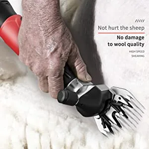 Dragro sheep scissors 500W professional electrical sheep scissors cattle care set 6-stage electrical electrical scissors for animals with thick fur sheep alpacas goats sheep clipper - product information 6