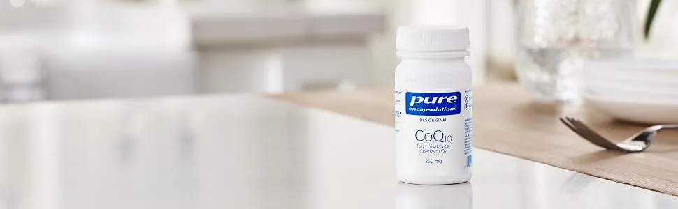 Pure Encapsulations - CoQ10 250mg - Coenzyme Q10 in its biologically active form - 30 capsules - Image1